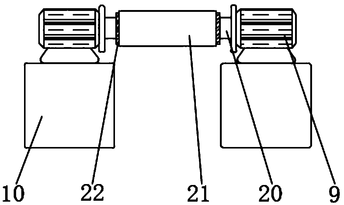 Warp knitted fabric sizing device