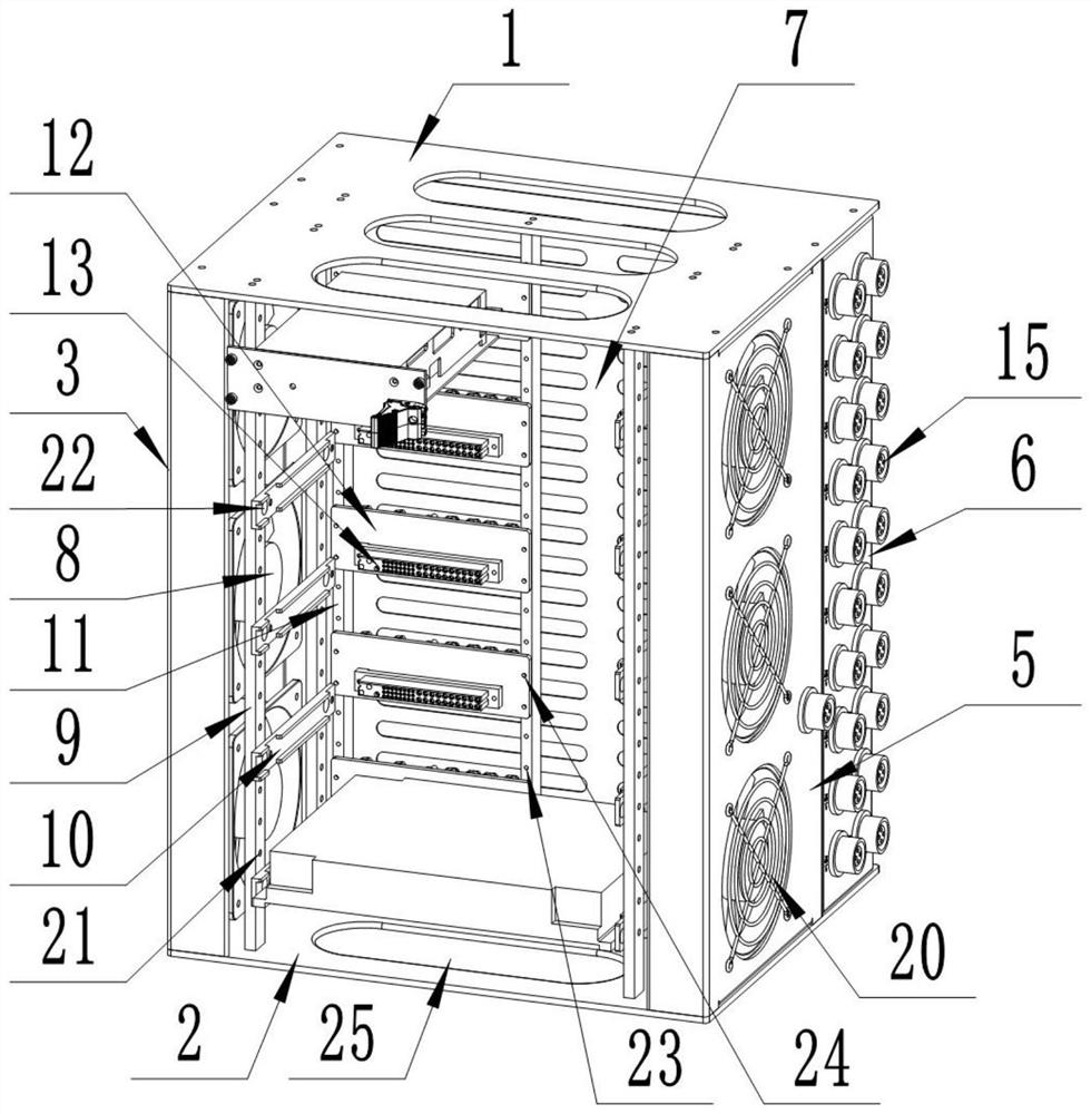 Power supply aging state monitoring system and monitoring method