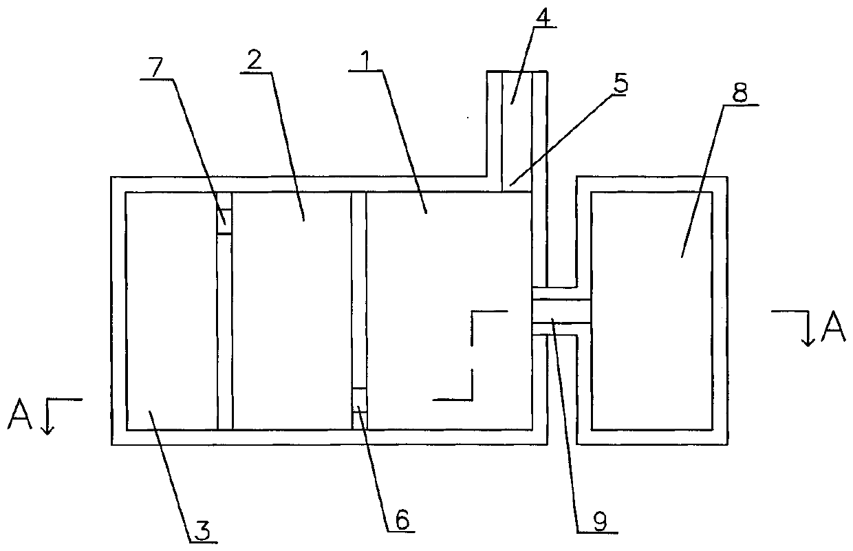 Settling tank of grain slag cooling water circulating system