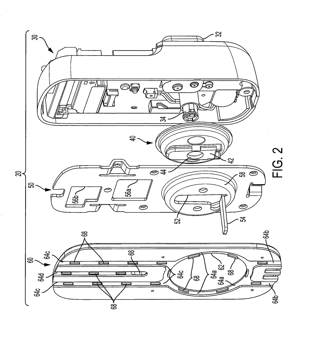 Channel gasket and plug for electromechanical lock