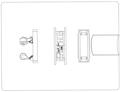 A steel pipe external circumcision robot