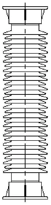 An anti-corona flange for UHV post insulators