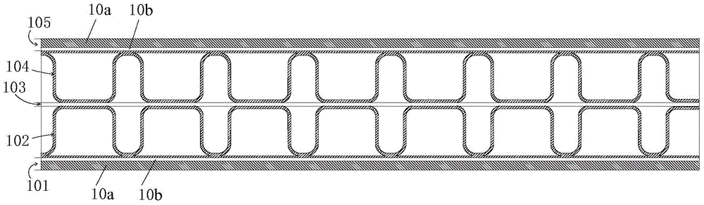 Double-layer bubble type heat insulation film and production device thereof