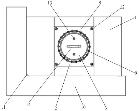 Method and corollary equipment for cutting NOL ring test sample strip by water jet