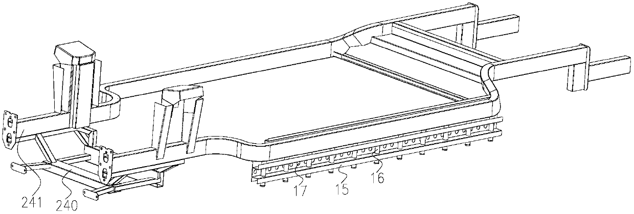 Battery fixing structure, electric vehicle chassis and electric vehicle