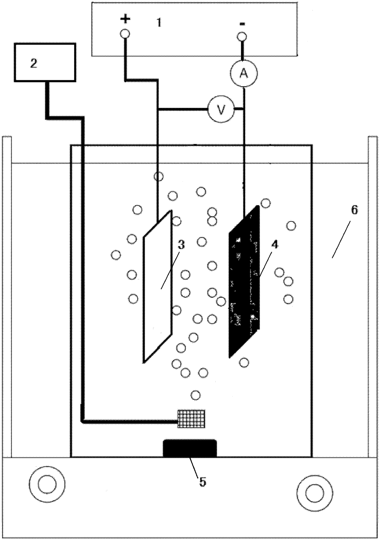 Semi-coke waste water pretreatment method based on Electro-Fenton oxidization technology