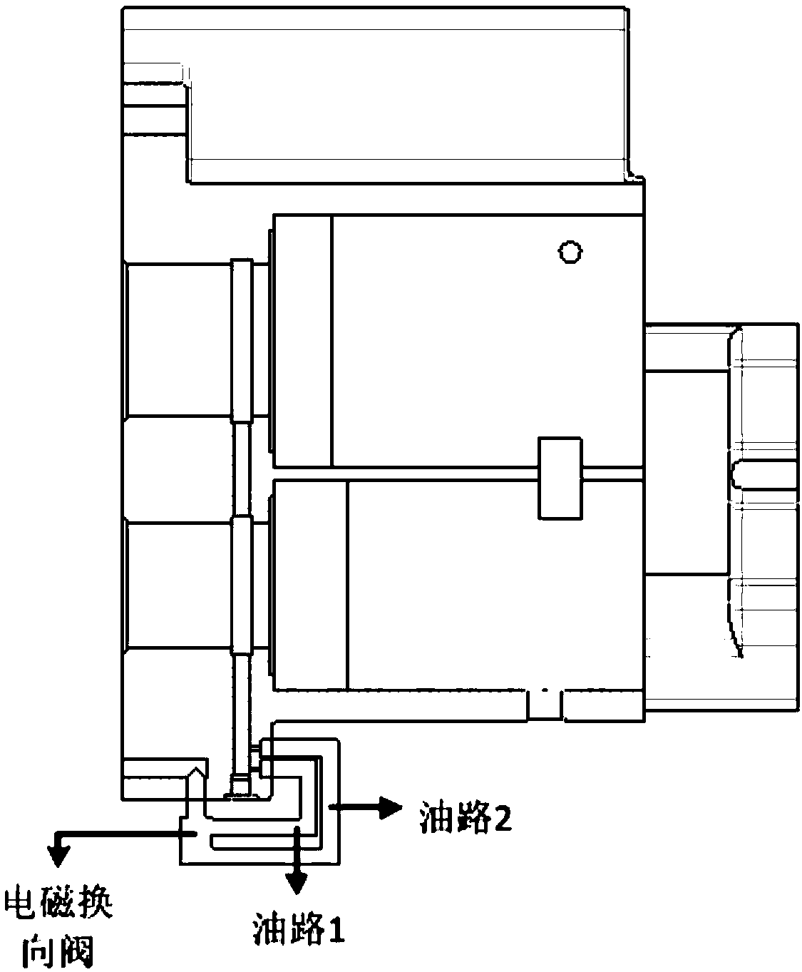 Oil supply device and method of bearing