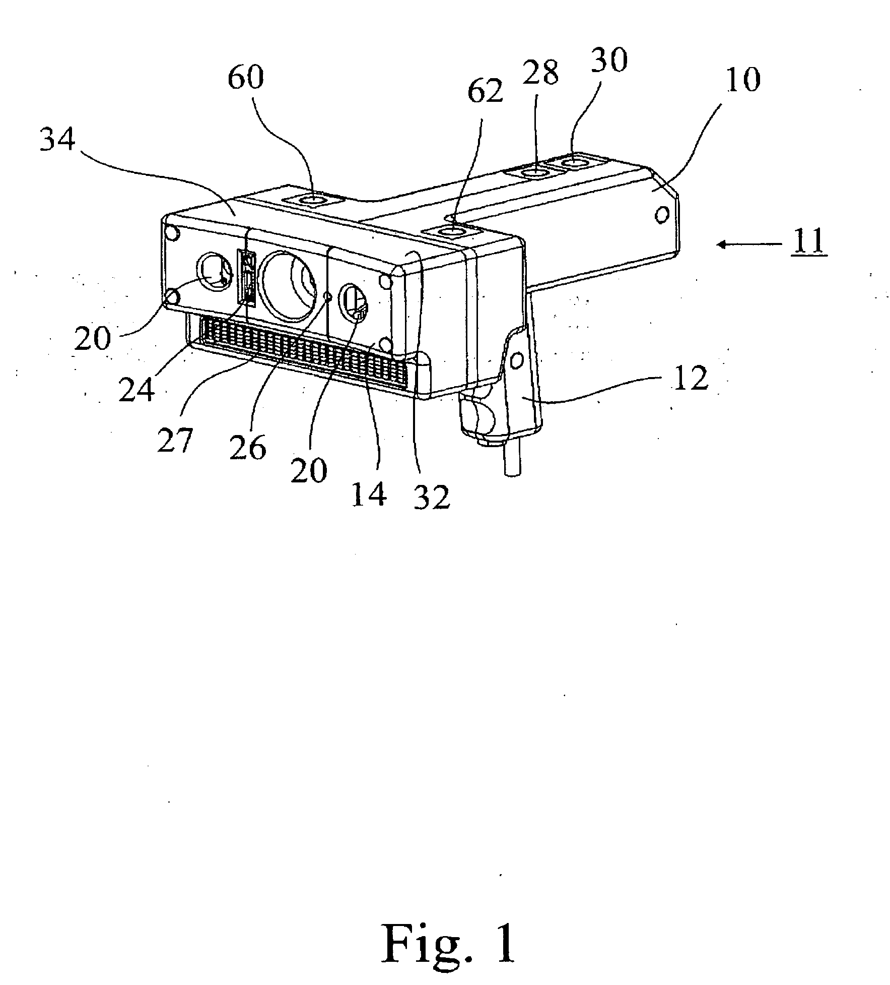 System and method for detection of a temperature on a surface of a body