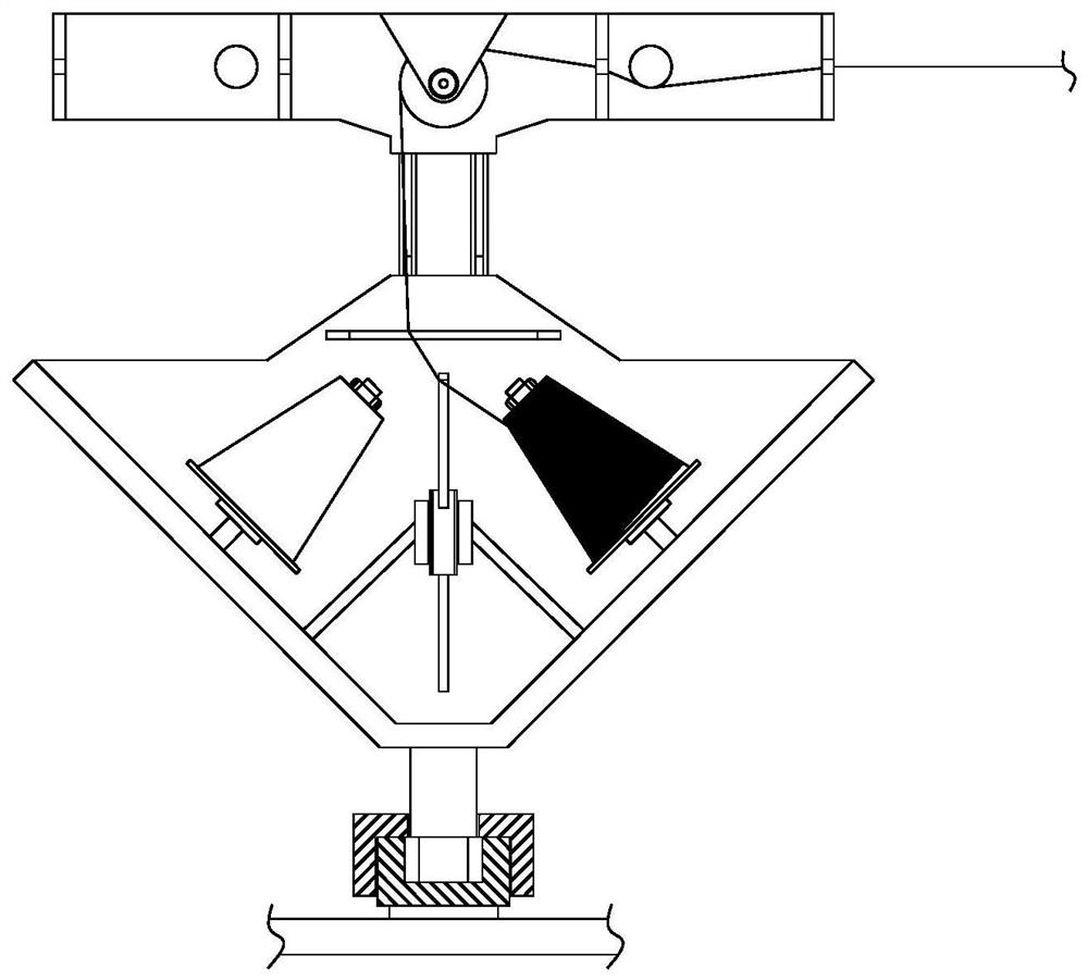 A warping machine for preventing warp damage