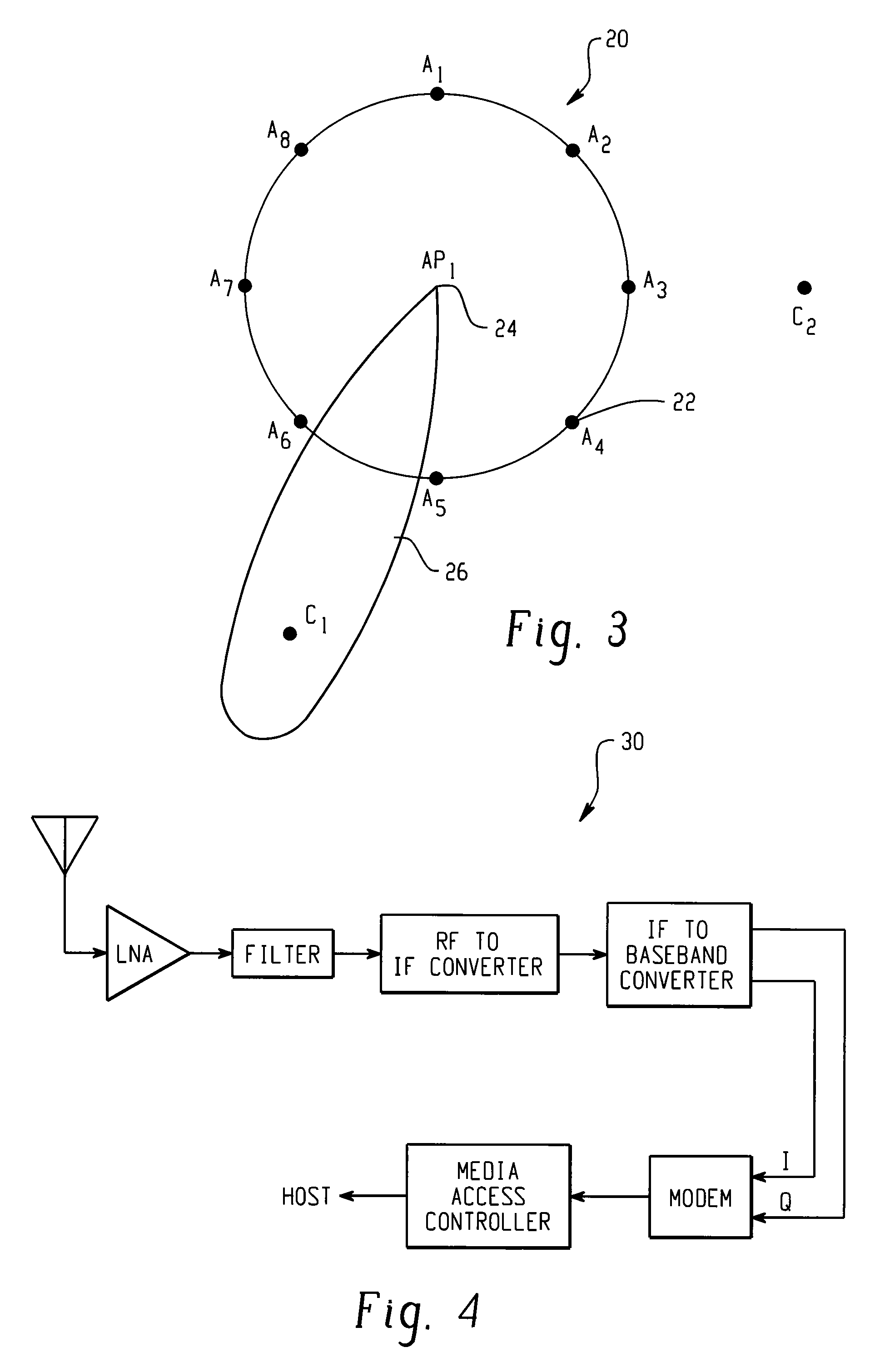 Method to decouple assess point association from directional antennas