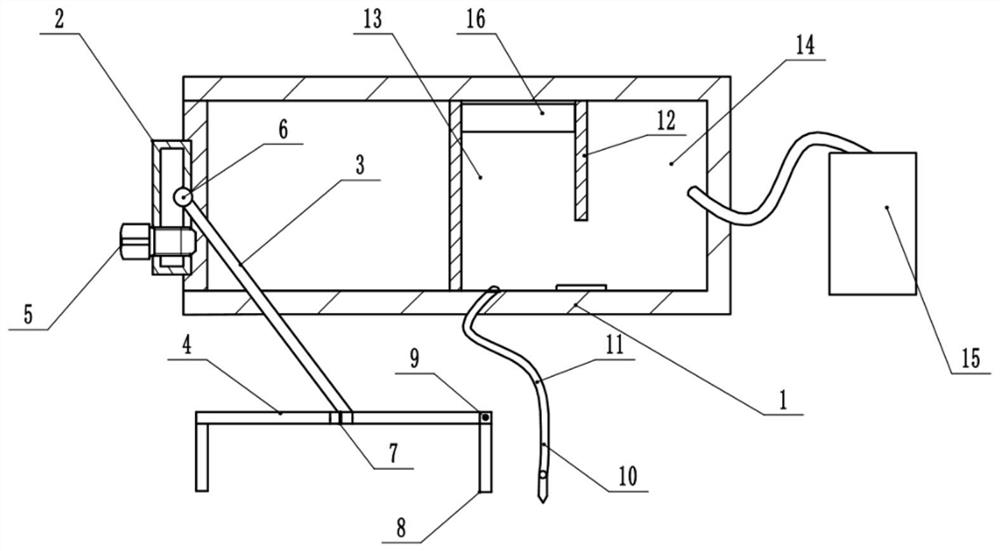 Critical patient craniocerebrum monitoring device suitable for intensive care department and monitoring system thereof