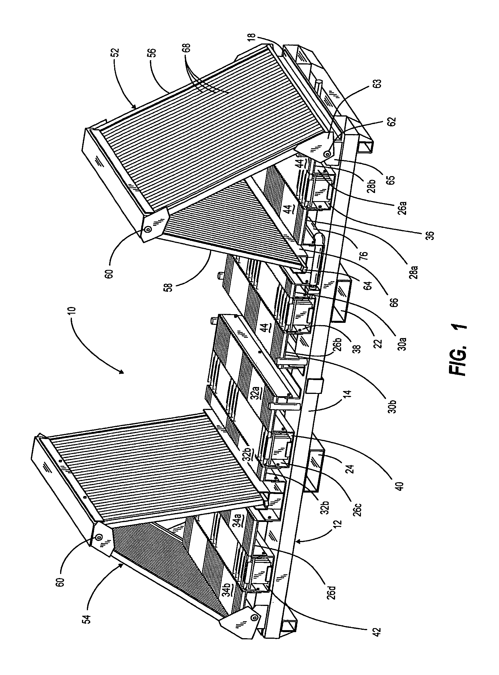 Rack for holding plate glass and other planar articles