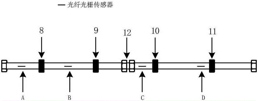 Fiber-grating-based vibration fault monitoring method of pipeline system