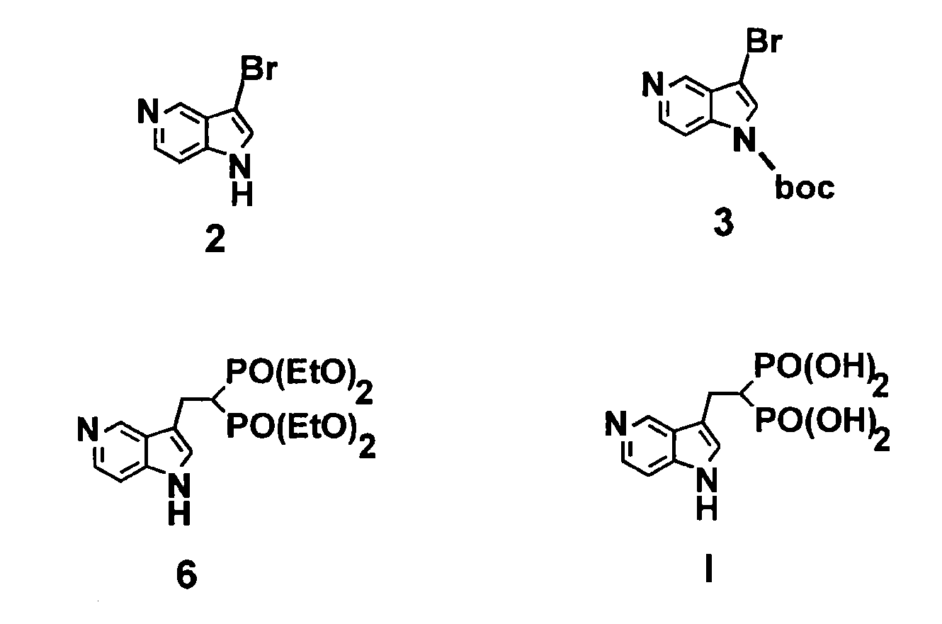 5-azaindole bisphosphonates