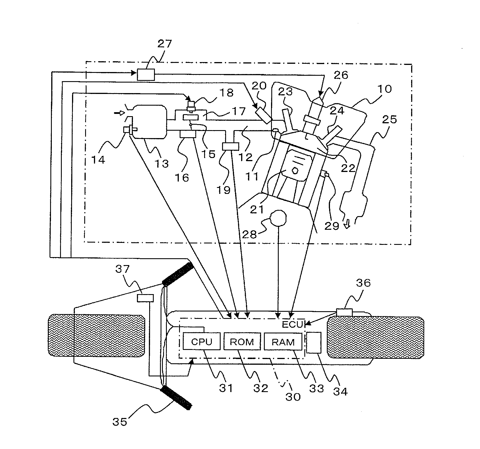 Vehicle heater control apparatus