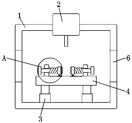 Mould cutting device with good sealing property