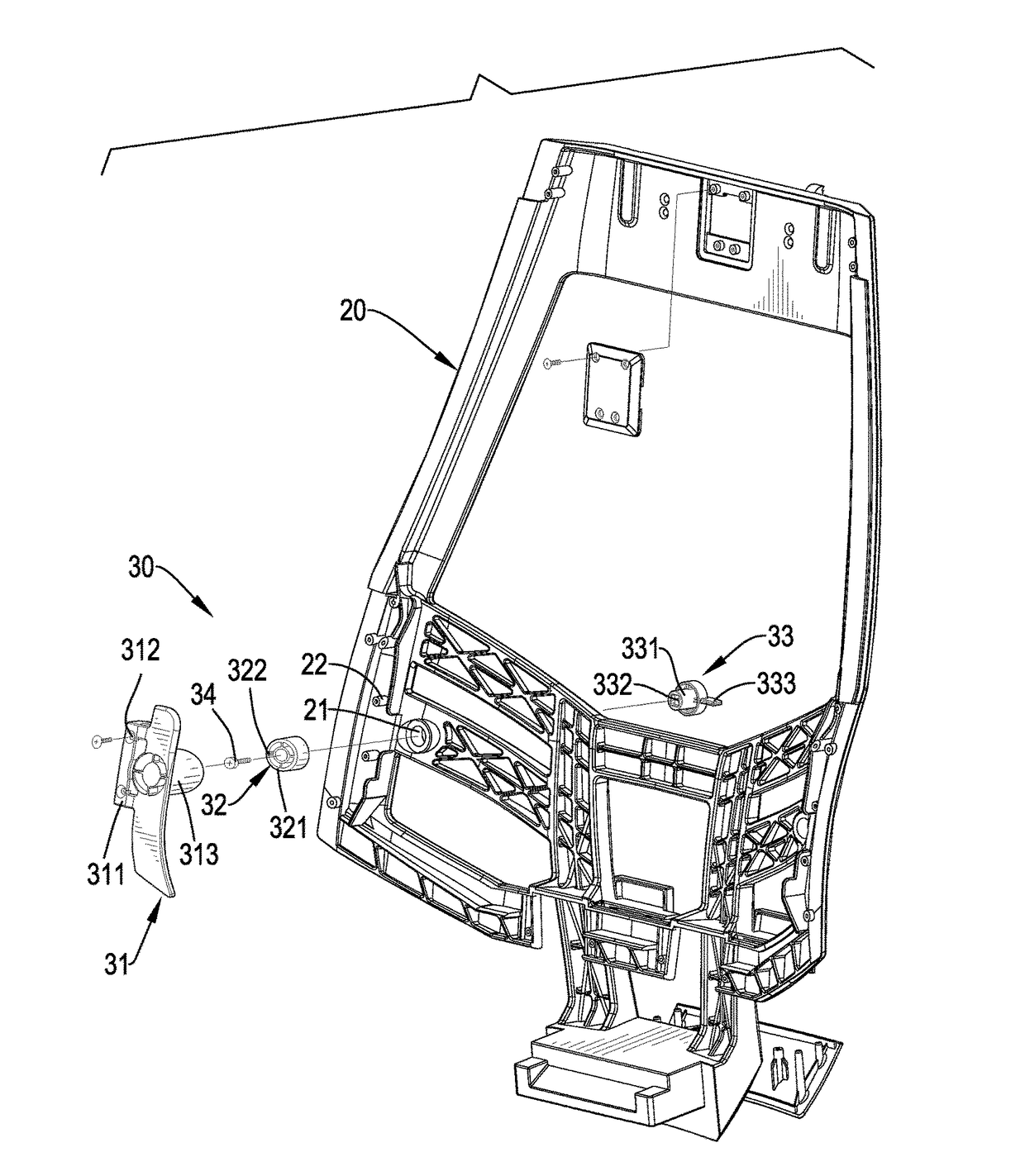 Adjustable lumbar support apparatus for seat back