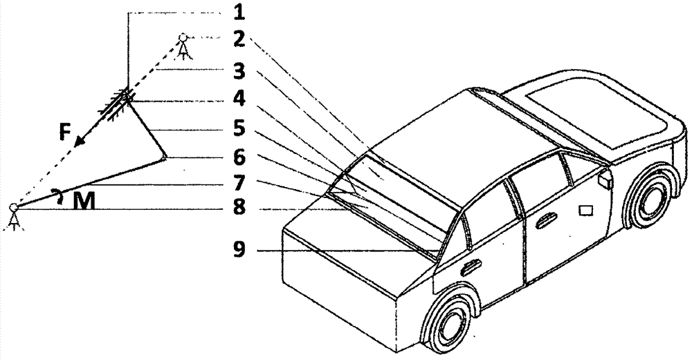 Mechanical device capable of quickly opening escape passage of automobile falling into water