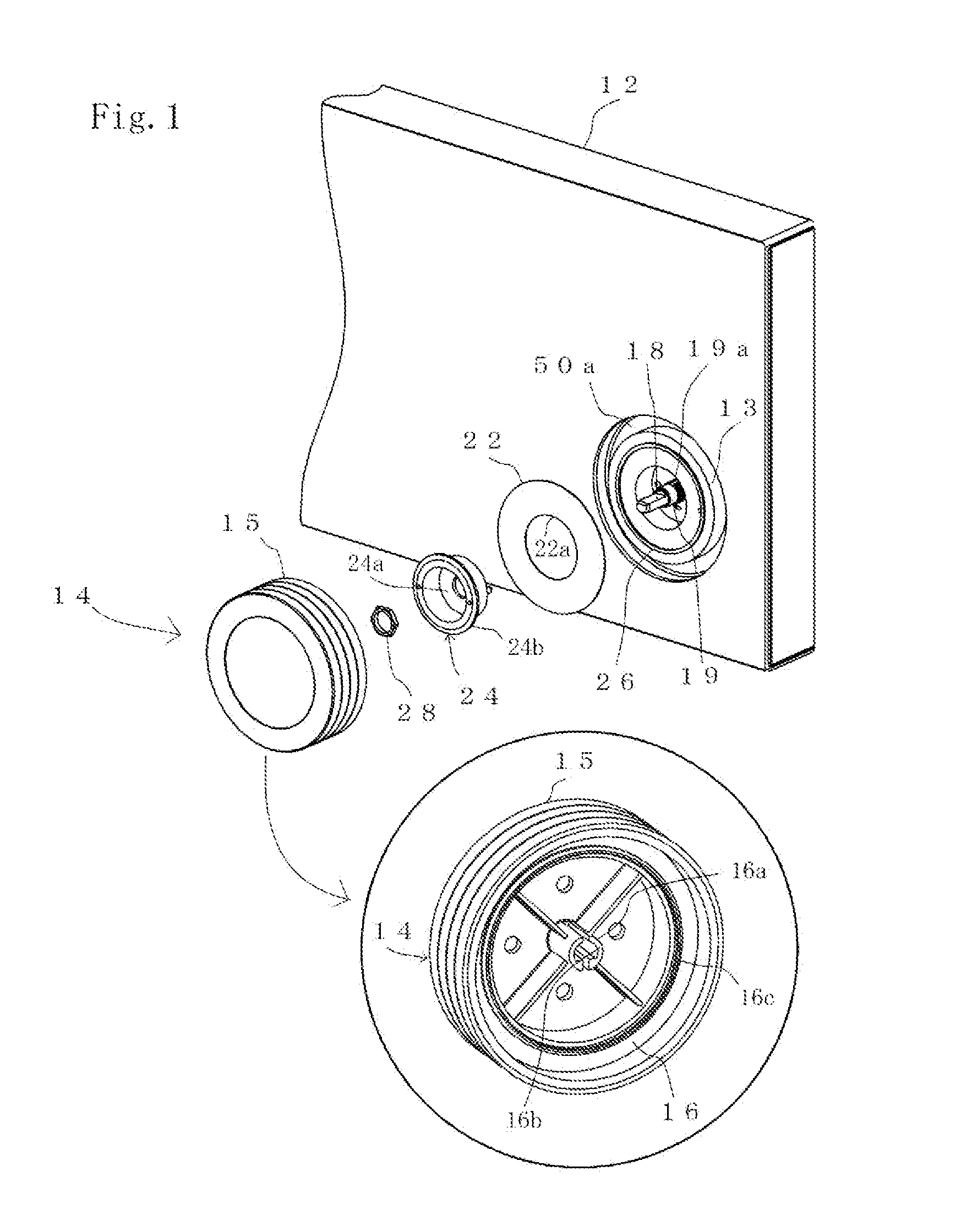 Rotational structure for rotary knob