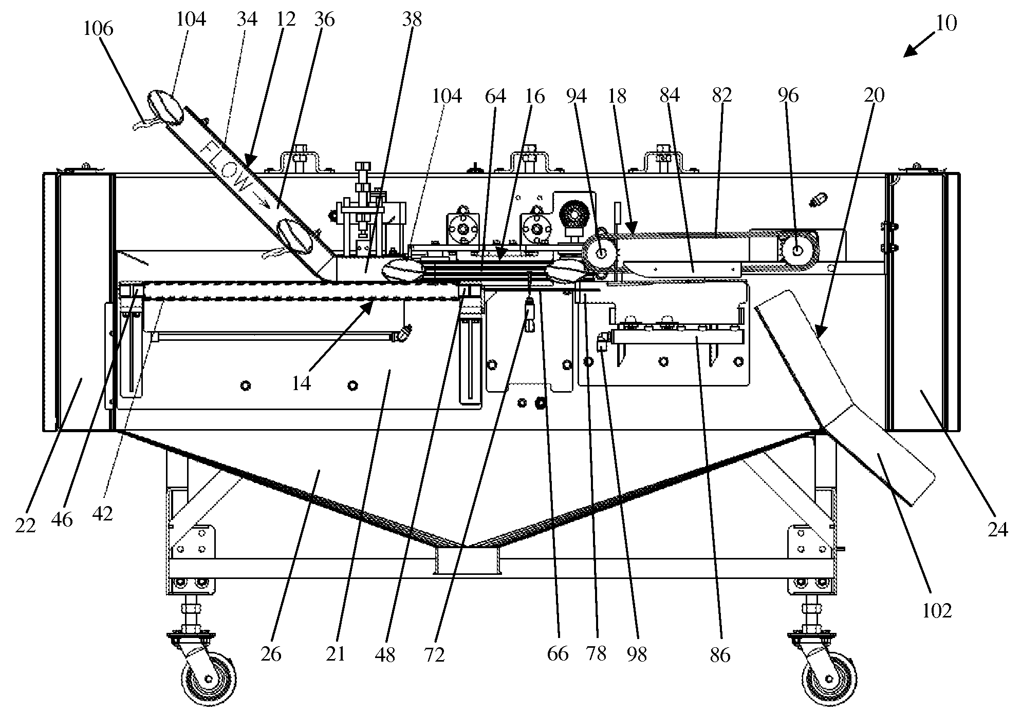 Gizzard processing apparatus