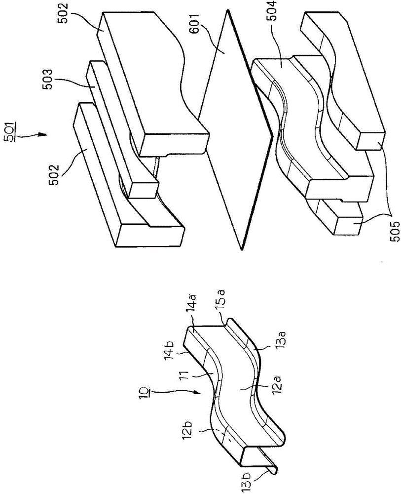 Method for producing curved article and skeleton structure member for automobile body shell