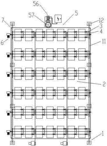 Biaxial flexible photovoltaic tracking bracket