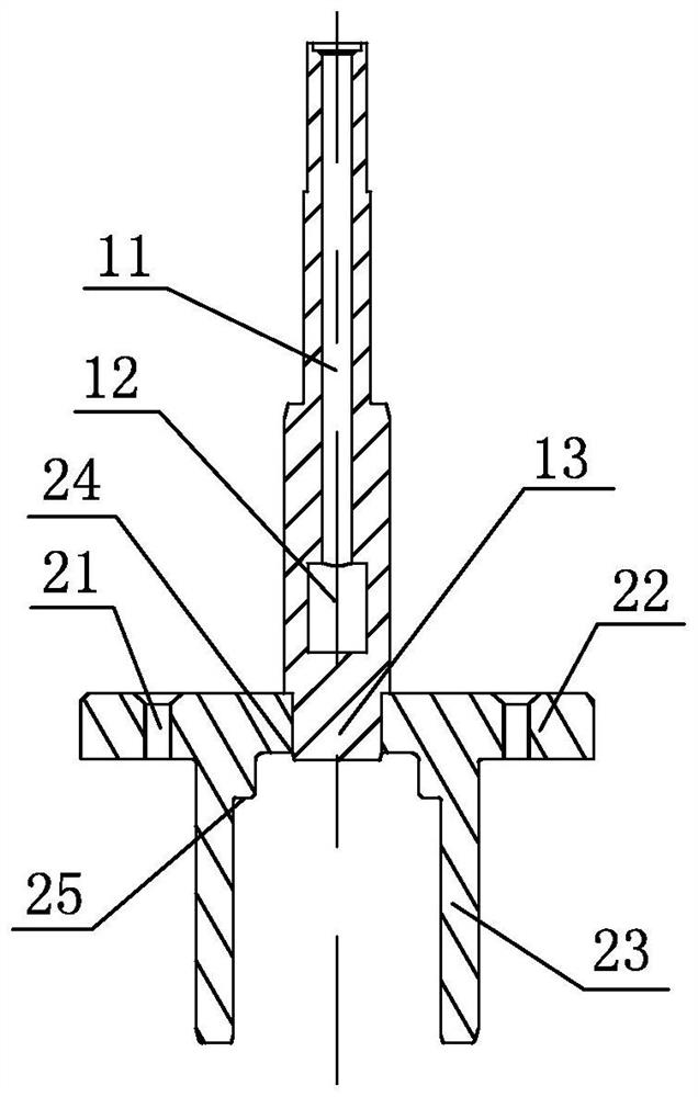 A kind of four-twist spindle upper spindle bar and its manufacturing method