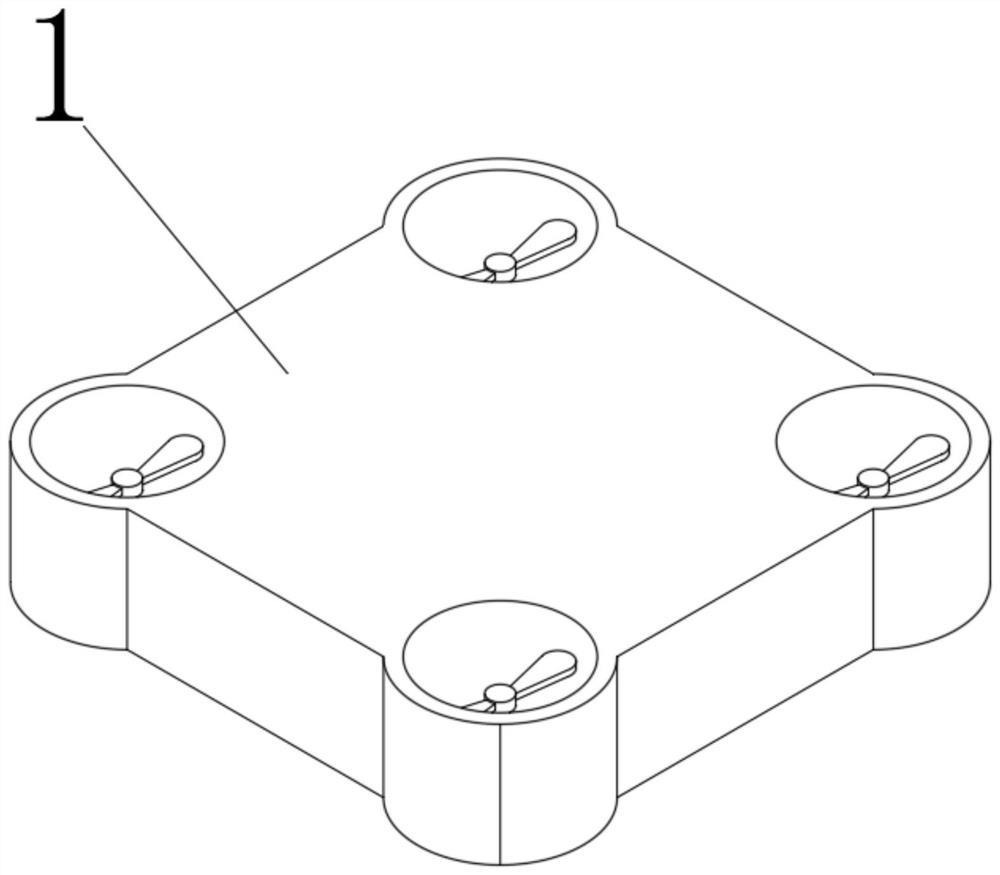 Lifting frame capable of being flexibly stored for unmanned aerial vehicle