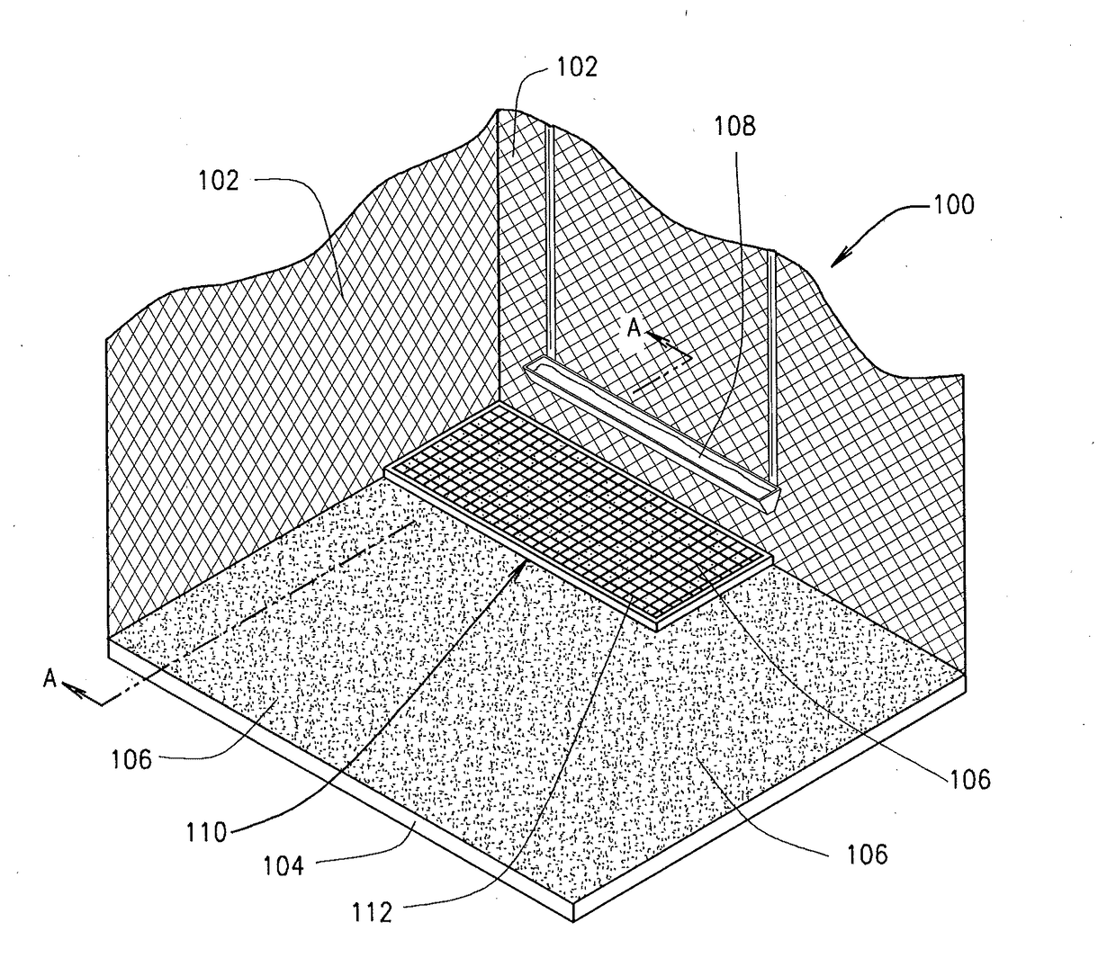 Apparatus and method for poultry house floor