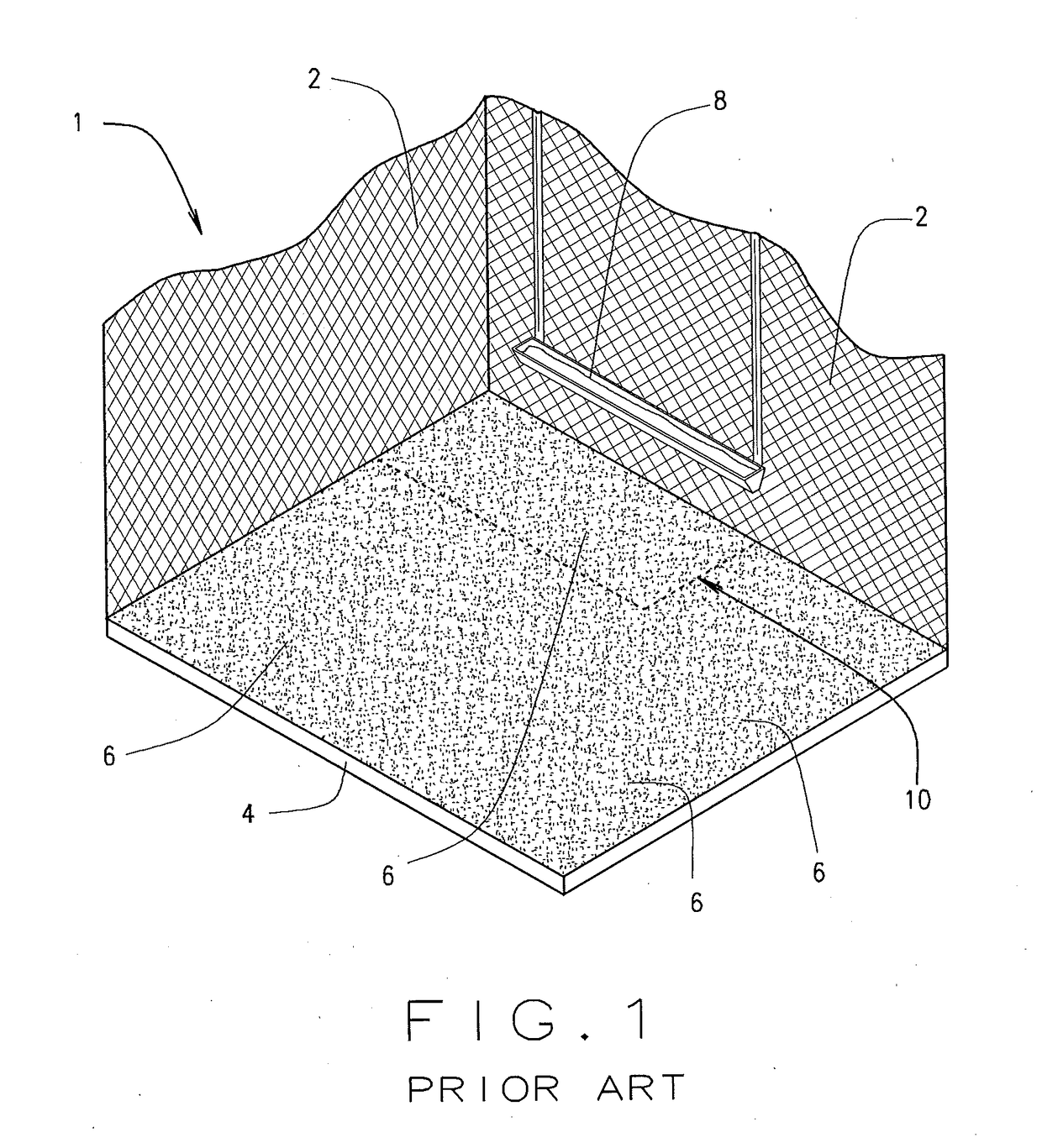 Apparatus and method for poultry house floor