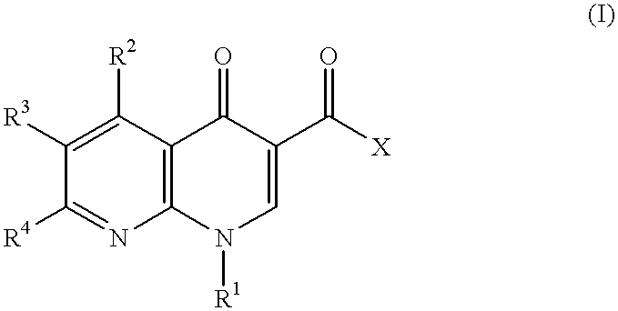 1-cycloalkyl-1,8-naphthyridin-4-one derivative as type IV phosphodiesterase inhibitor