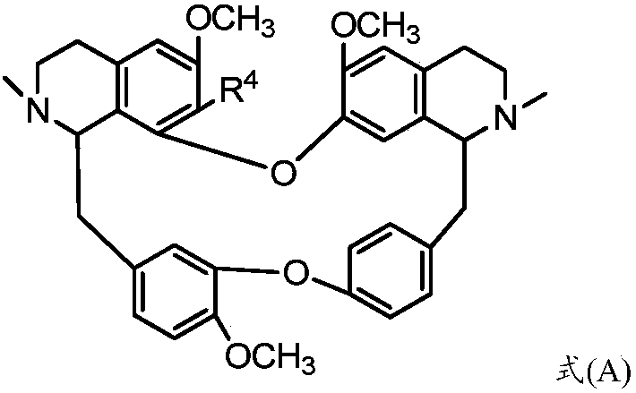 Method for preparing bisbenzylisoquinoline compounds