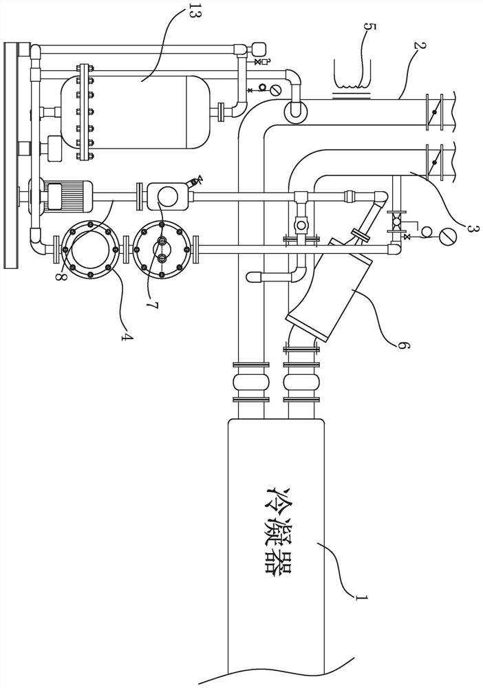 Energy-saving and emission-reducing machine for air-conditioning water-cooling water chilling unit