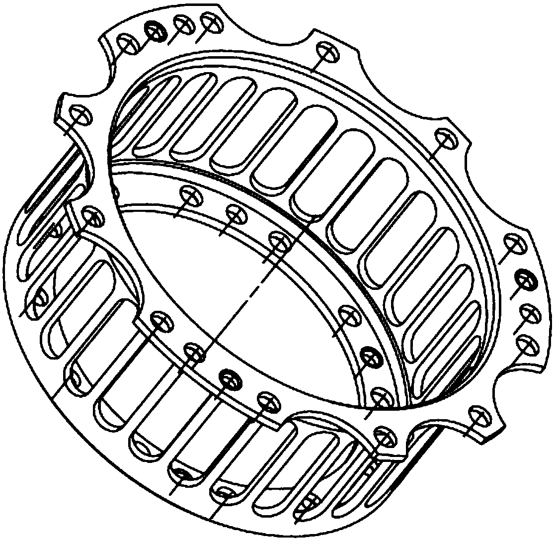 A fixture for thin-walled easily deformable squirrel cage parts