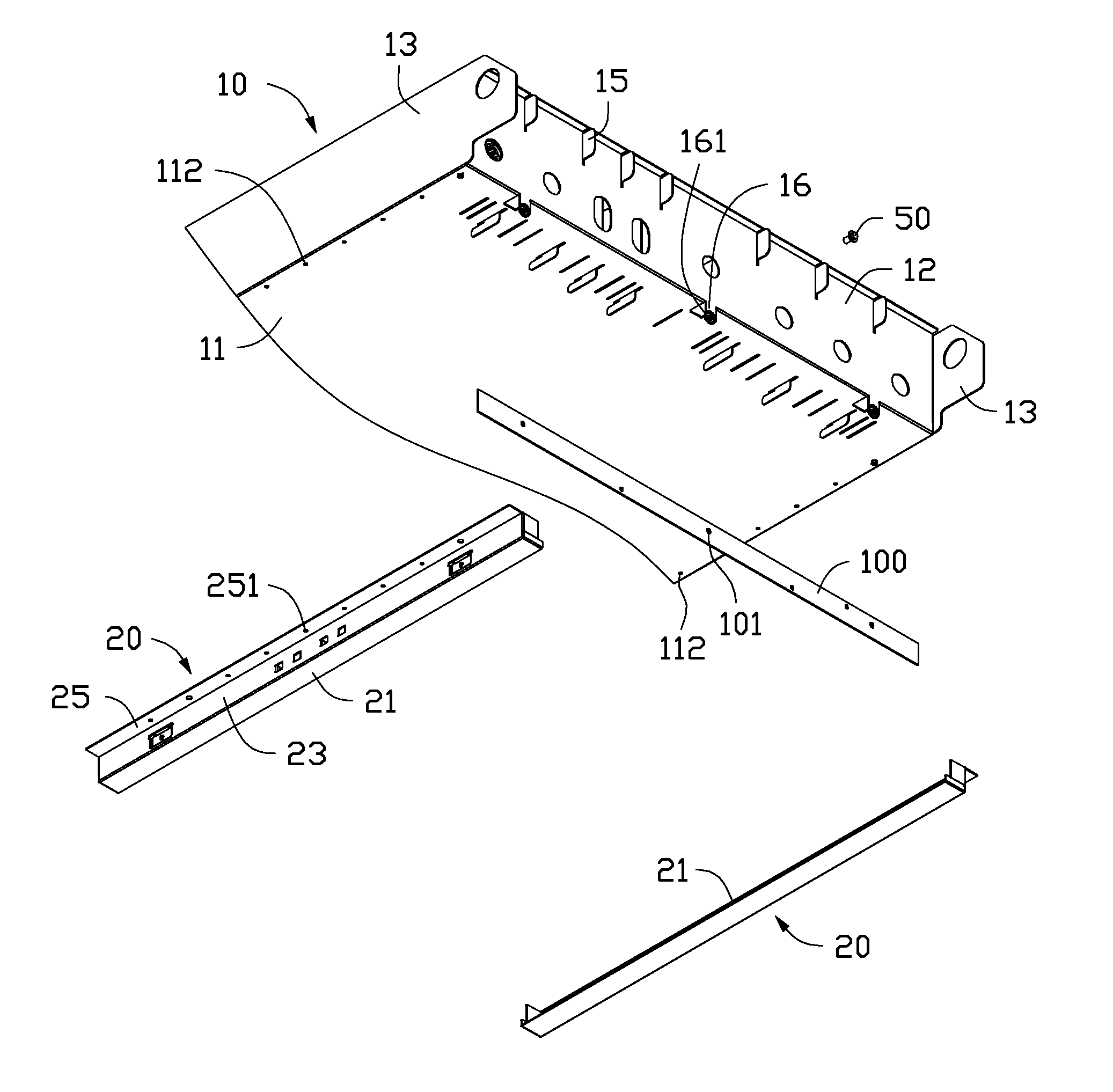 Mounting device for mounting motor installation plate in vending machine