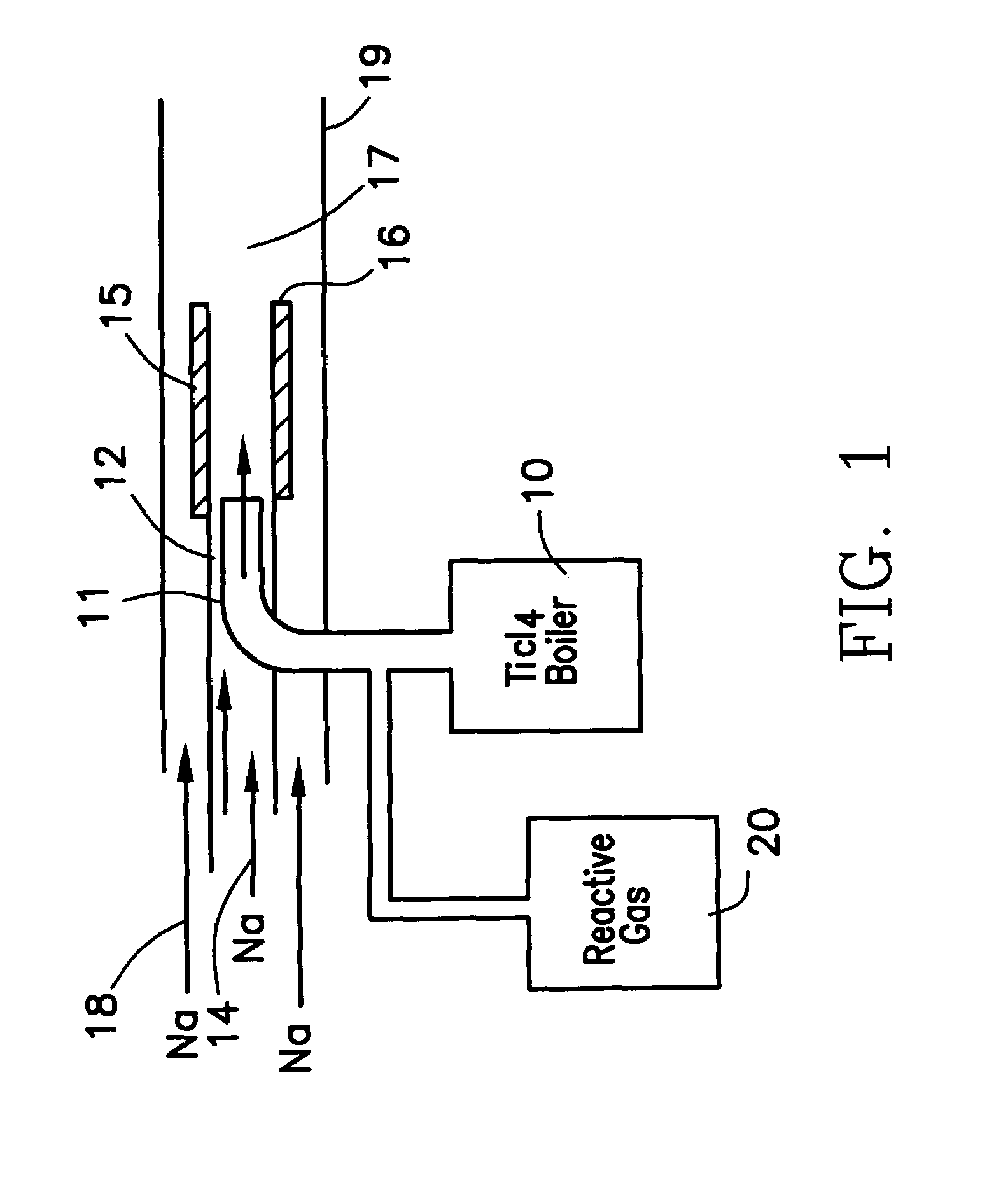 Method and apparatus for controlling the size of powder produced by the Armstrong process