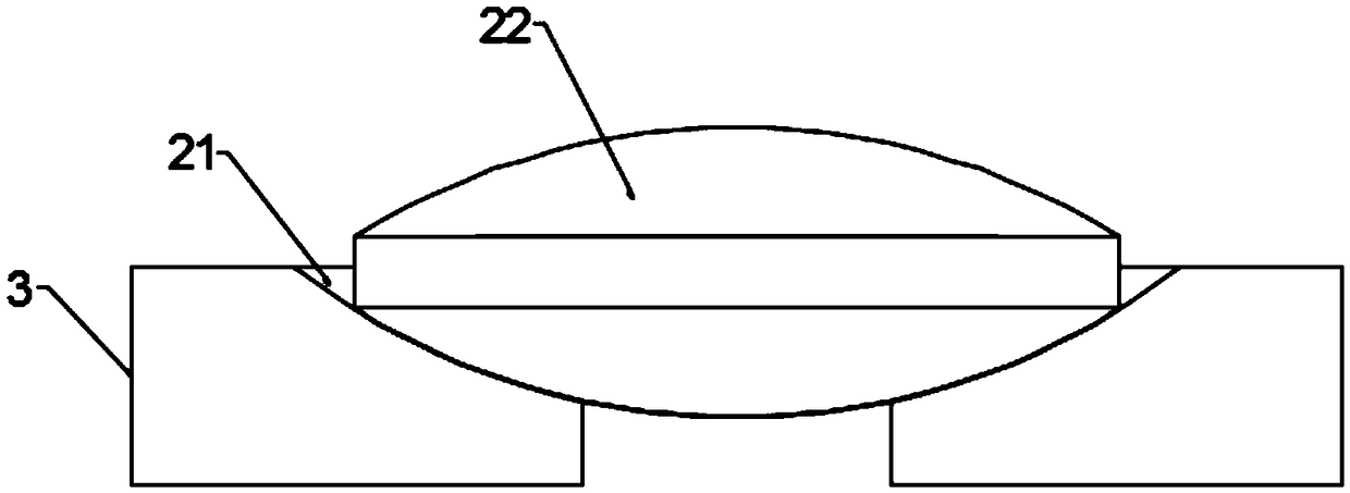 Optical lens detection device and method