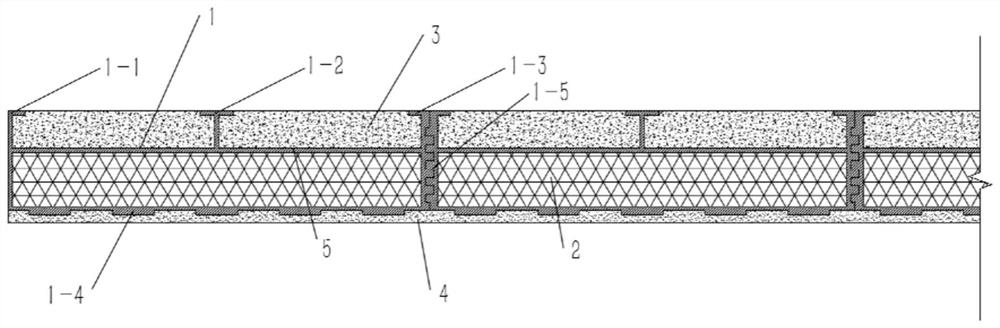 Fabricated vacuum heat insulation composite wallboard and production process thereof