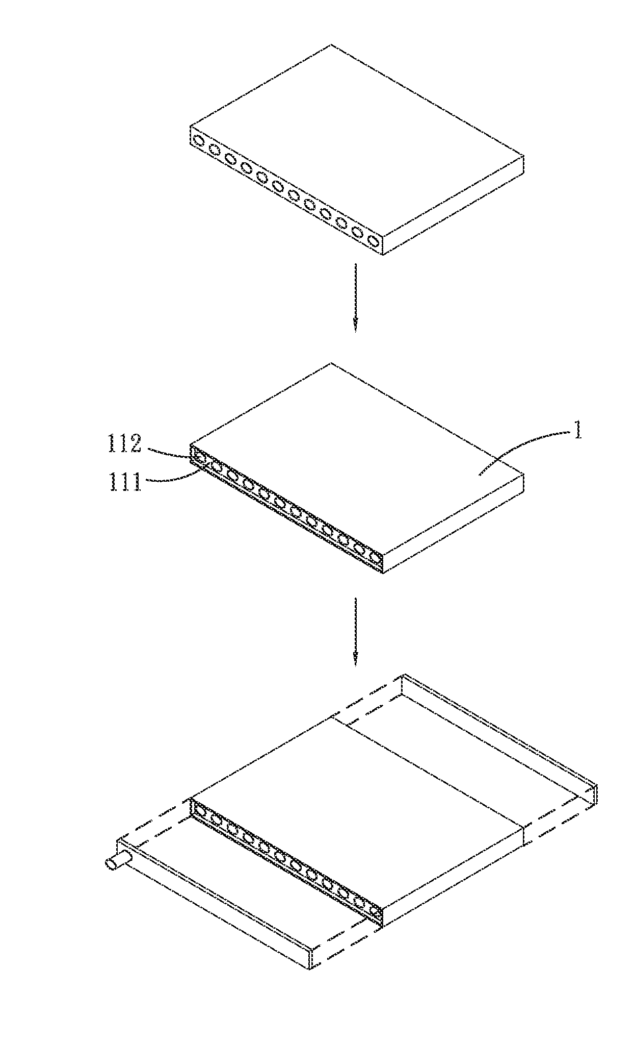 Vapor chamber and method of manufacturing same