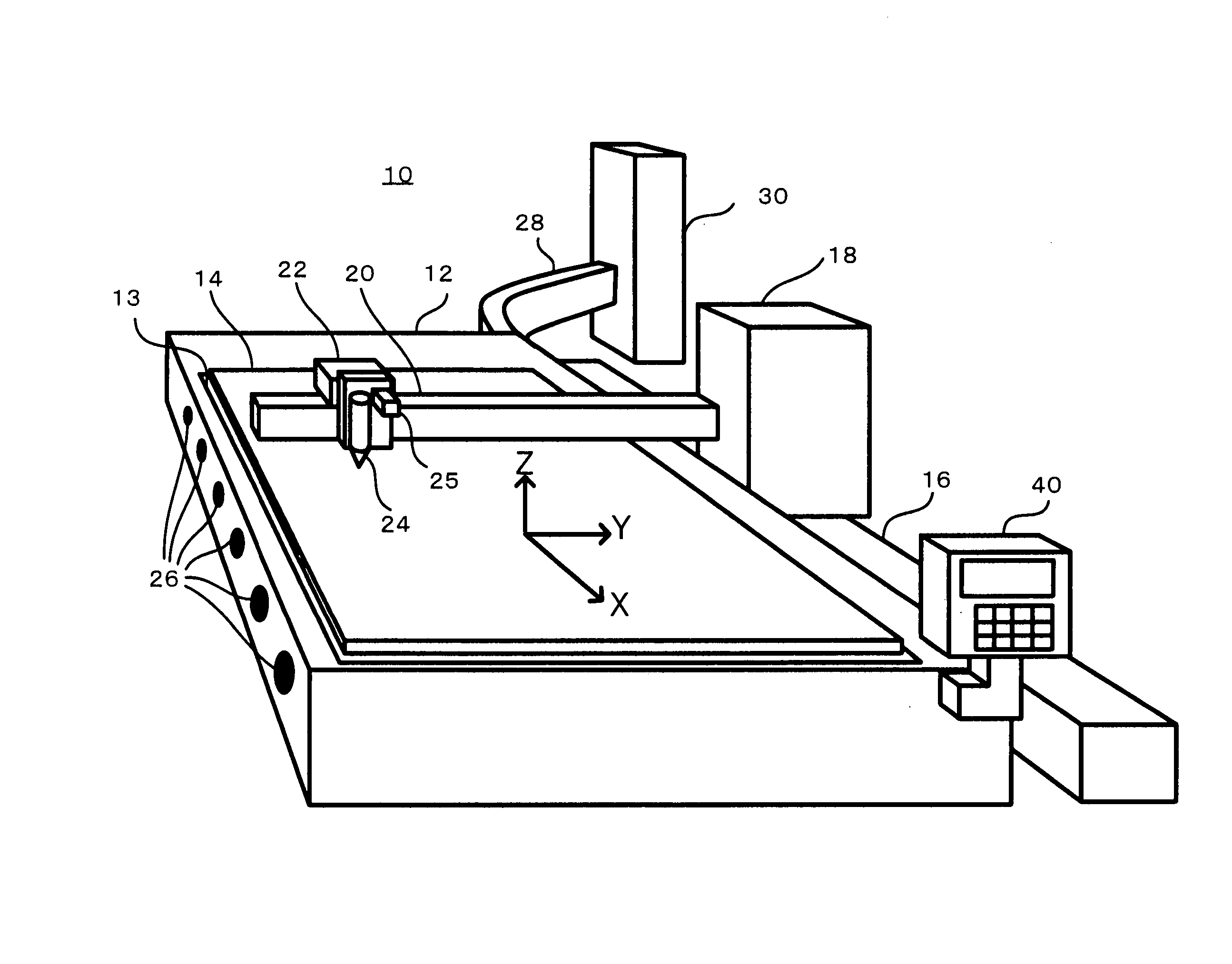 Cutting Machine and Method of Moving Cutting Head