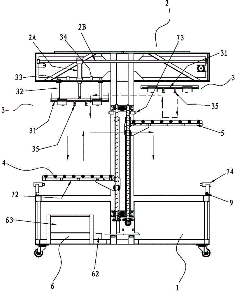 Full automatic counting stacker and stacking method thereof