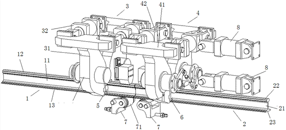 Fixed type medium-frequency inversion direct-current rail welding machine