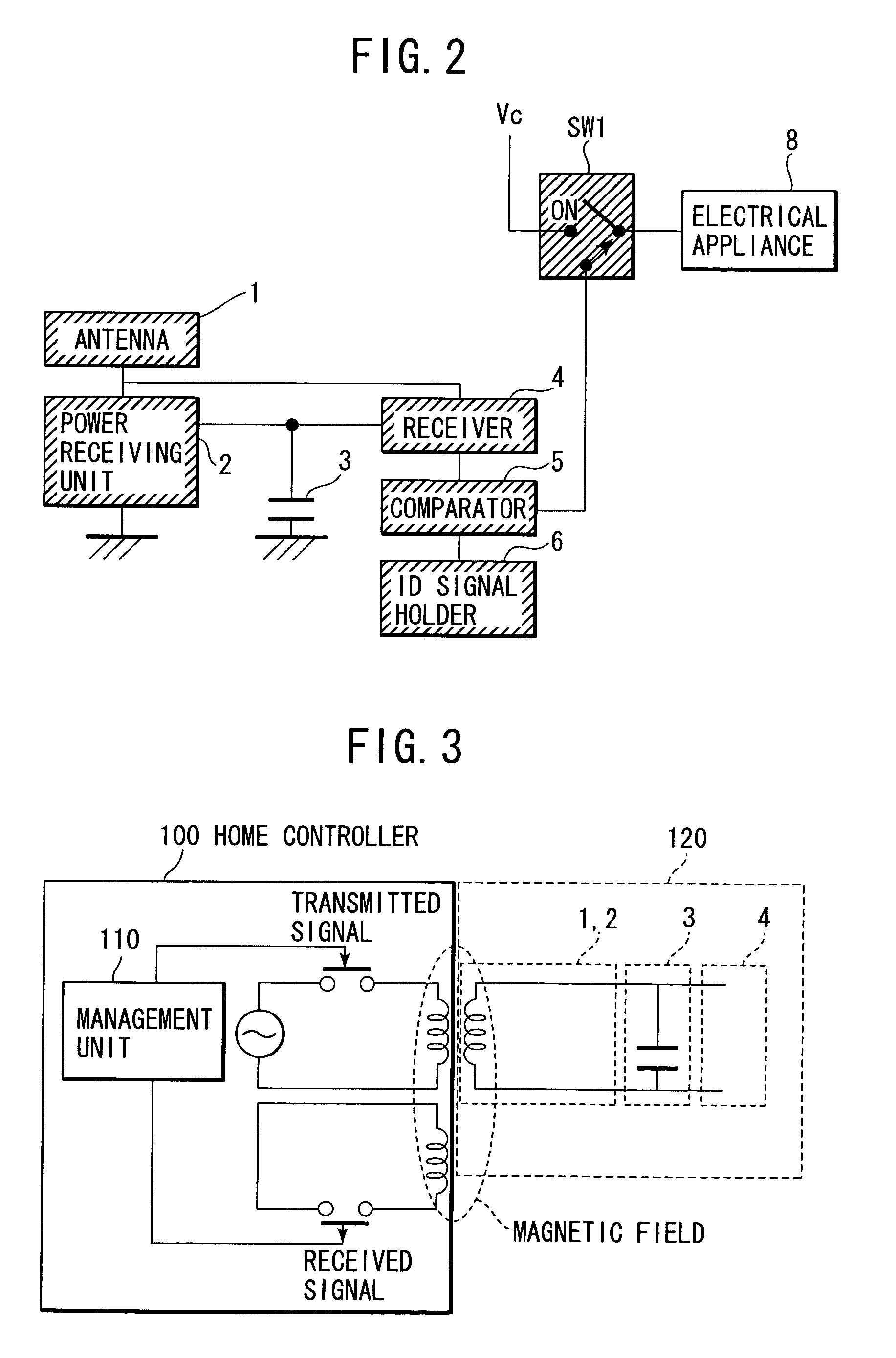 Appliance control apparatus and electrical appliance