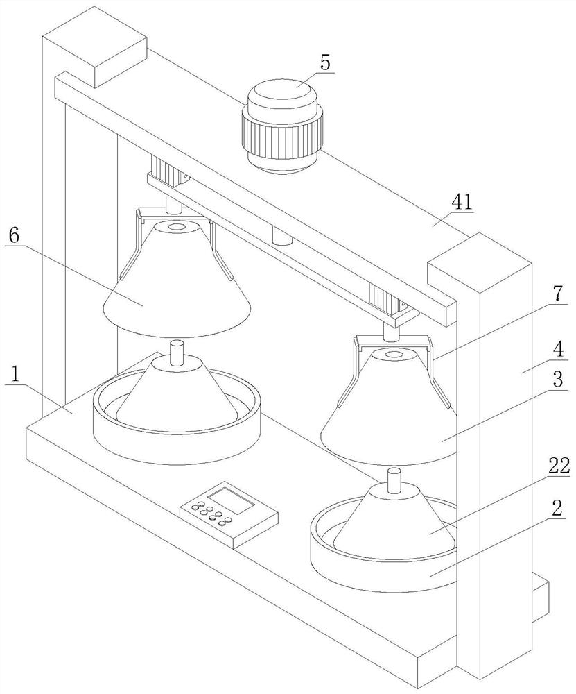 A device and method for processing the surface of a bimetal crushing wall of a cone crusher