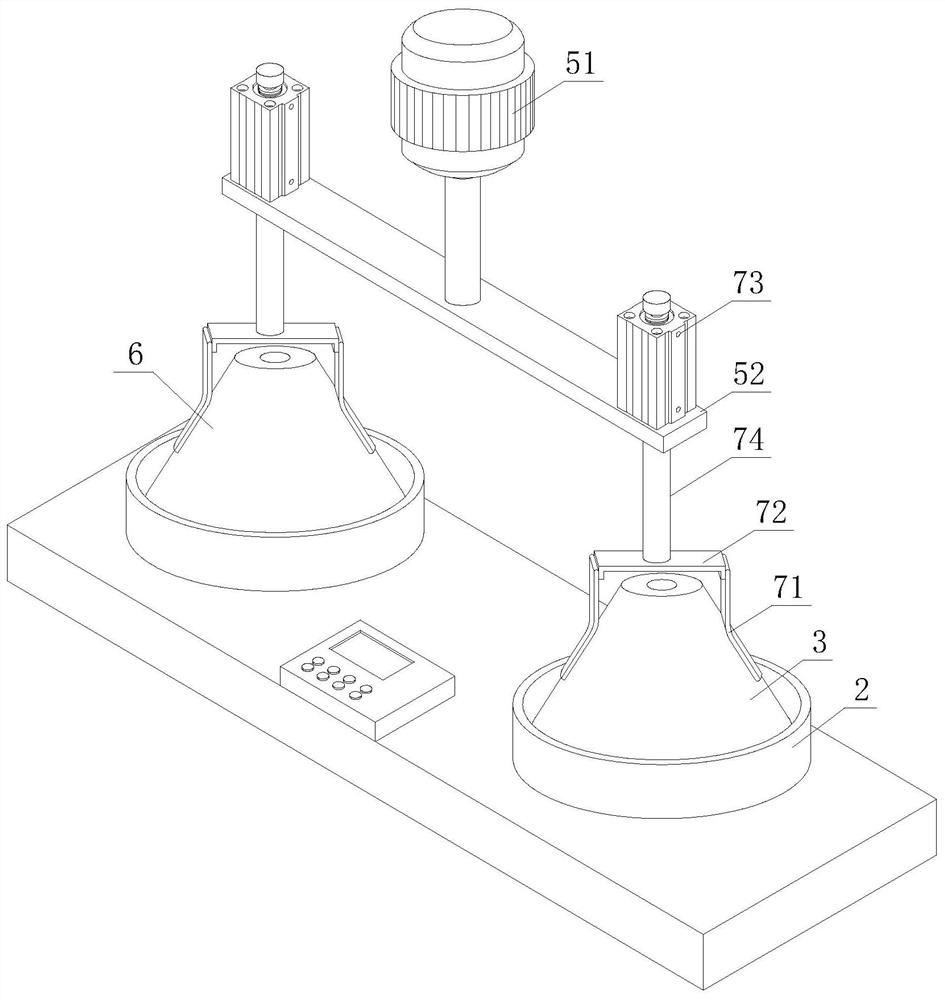 A device and method for processing the surface of a bimetal crushing wall of a cone crusher