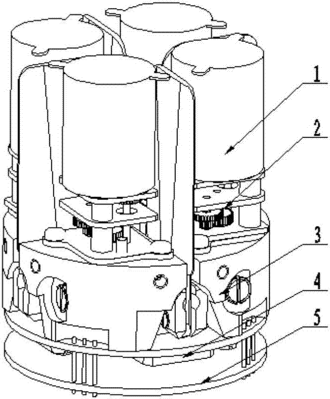 Integrated micro rudder system