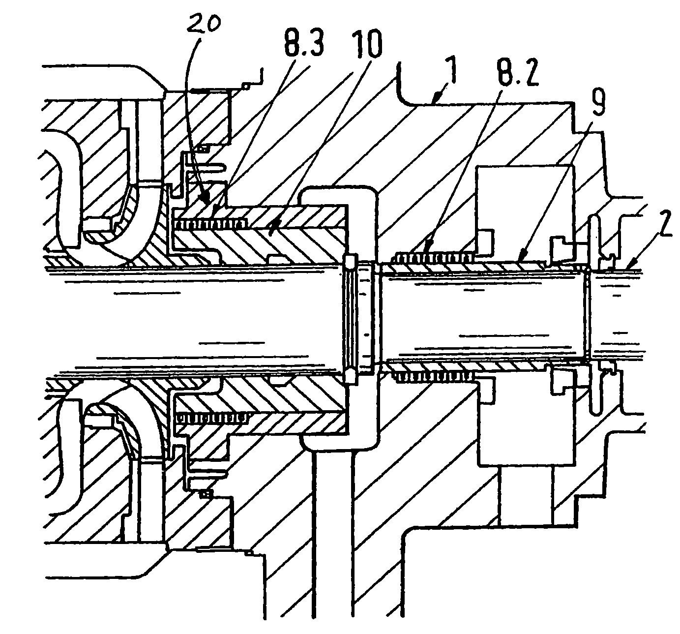 Pump for the transporting of fluids and of mixtures of fluids