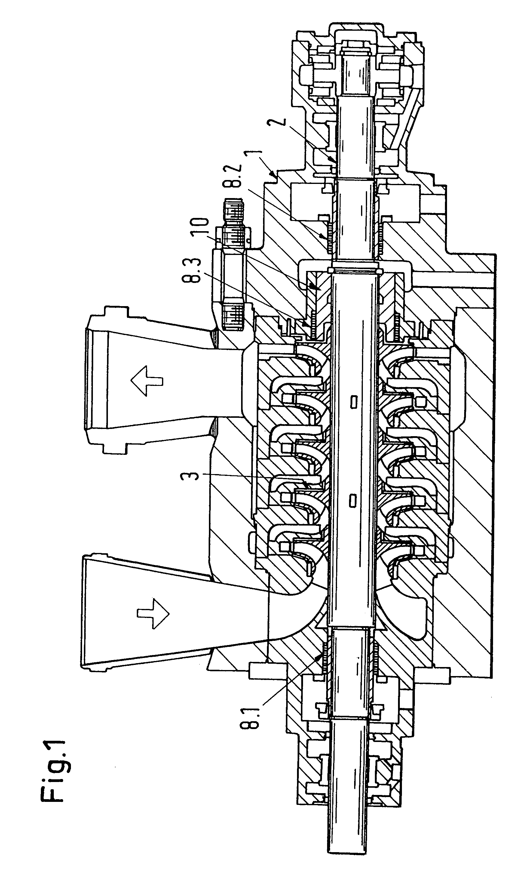 Pump for the transporting of fluids and of mixtures of fluids