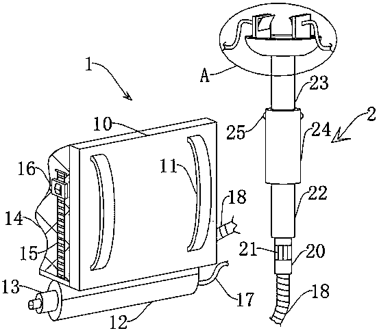 A portable non-injury hickory picking device