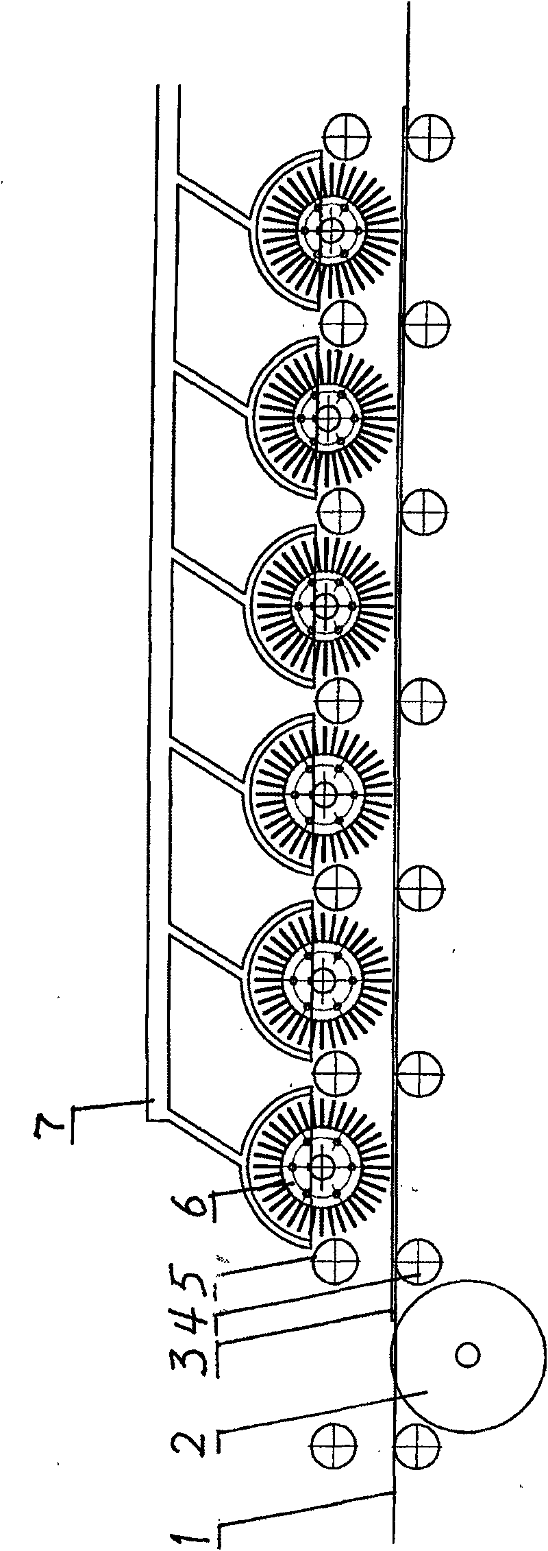 Method and device for removing wood side plate tegument